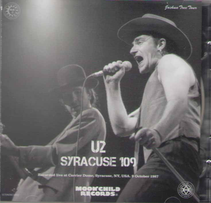 U2 Syracuse 109 Joshua Tree Tour 1987 2CD Soundboard Moonchild Records