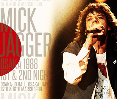 洋楽 MICK JAGGER OSAKA 1988 1ST & 2ND NIGHT MICK JAGGER / OSAKA 1988 1ST & 2ND NIGHT UNCIRCULATED