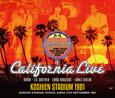 甲子園！Linda Ronstadt/ California Live 1981 LINDA RONSTADT CALIFORNIA LIVE AT HANSHIN KOSHIEN STADIUM