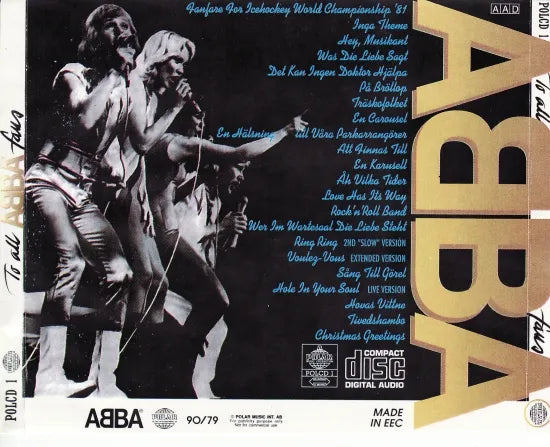 ABBA / TO ALL ABBA FAUS (1CDR)