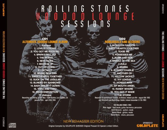 THE ROLLING STONES / VOODOO LOUNGE SESSIONS NEW REMASTER EDITION 