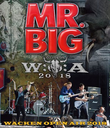 Mr. Big Wacken Open Air 2018 Blu-ray 1BDR