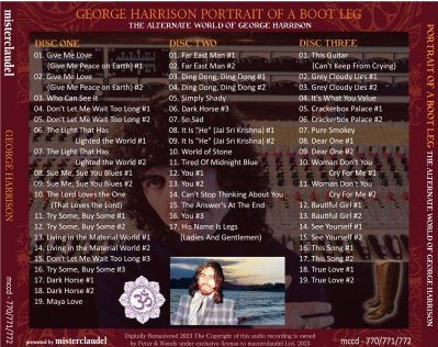 GEORGE HARRISON / PORTRAIT OF A BOOT LEG (3CD) – Music Lover Japan