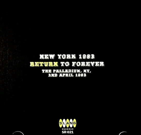 RETURN TO FOREVER / NEW YORK 1983 (2CDR)