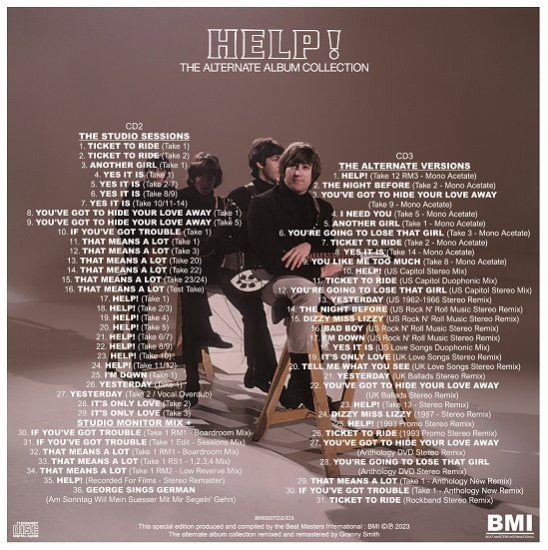 THE BEATLES / HELP! THE ALTERNATE ALBUM COLLECTION (3CD)