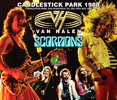 VAN HALEN/SCORPIONS / CANDLESTICK PARK 1988 (3CDR)