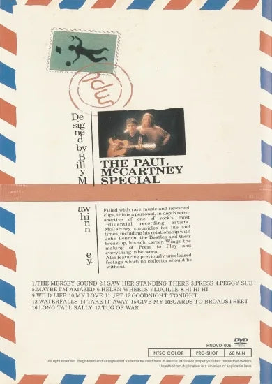 PAUL McCARTNEY / THE PAUL McCARTNEY SPECIAL (1DVDR)