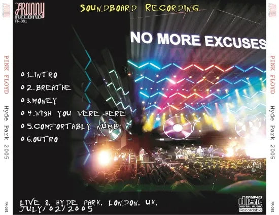 PINK FLOYD / LIVE 8, HYDE PARK 2005 (1CDR)