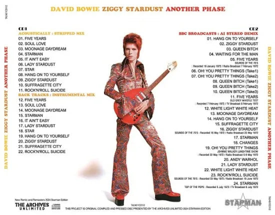 DAVID BOWIE / ZIGGY STARDUST ANOTHER PHASE (2CD) – Music Lover Japan