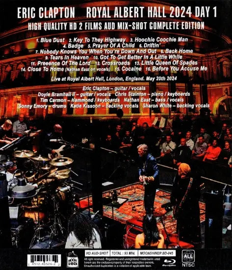 ERIC CLAPTON / ROYAL ALBERT HALL 2024 DAY 1 (1BDR) – Music Lover Japan