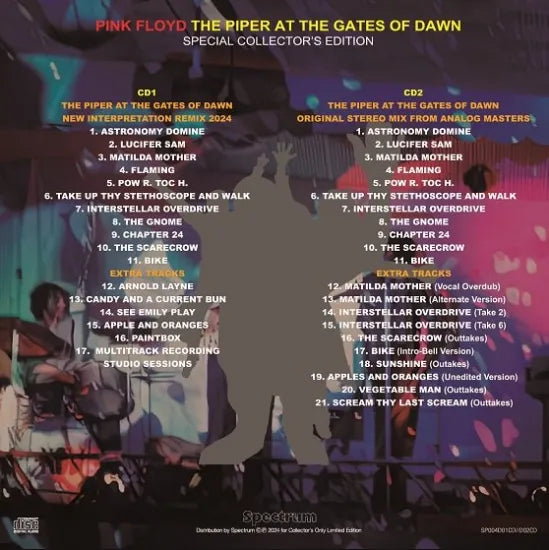 PINK FLOYD / THE PIPER AT THE GATES OF DAWN (2CD)