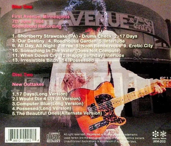 Prince & The Revolution / 1984 B-Day Show SOUNDBOARD (2CDR)