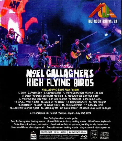 NOEL GALLAGHER'S HIGH FLYING BIRDS / FUJI ROCK FESTIVAL 2024 HD PRO SHOT (1BDR)