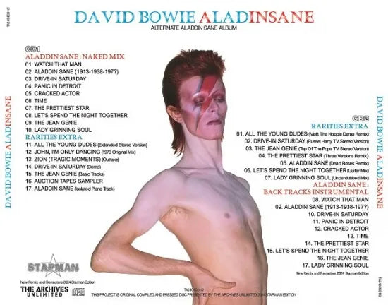 DAVID BOWIE / A LAD INSANE ALTERNATE ALADDIN SANE ALBUM (2CD)