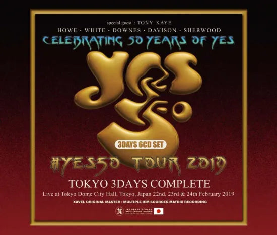 YES / #YES50TOUR 2019 Tokyo 3 Days Complete Limited Edition (6CD)