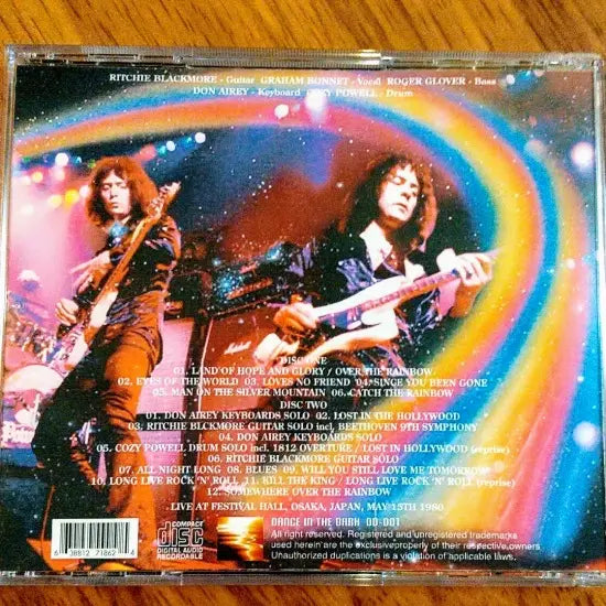 RAINBOW / Don't Think. Feel Festival Hall 1980 (2CDR)