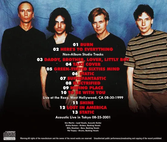 MR. BIG / KOTZEN YEARS 1999-2001 (1CDR)