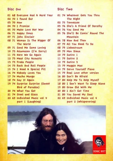 JOHN LENNON / UNFINISHED MUSIC FROM '68-'80 (2CD HMC-BOOKLET)