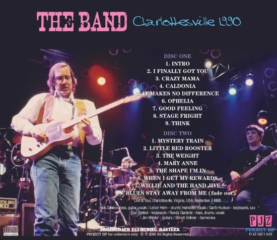 THE BAND / CHARLOTTESVILLE 1990 (2CDR)