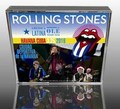 THE ROLLING STONES / AMERICA LATINA OLE TOUR 2016 HAVANA CUBA (2CDR+1DVDR)