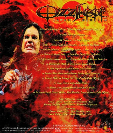 Ozzy Osbourne & Friends / OZZFEST JAPAN 2015 (1BDR)