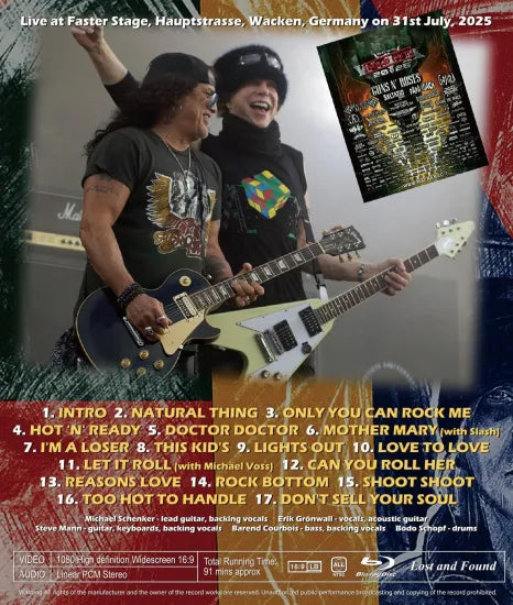 MICHAEL SCHENKER / WACKEN OPEN AIR 2025 PRO SHOT (1BDR)