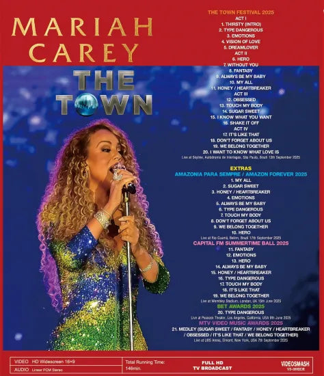 MARIAH CAREY / THE TOWN 2025 PRO SHOT (1BDR)
