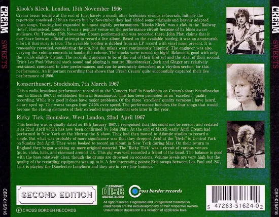 CREAM / SWEETS (2CD)