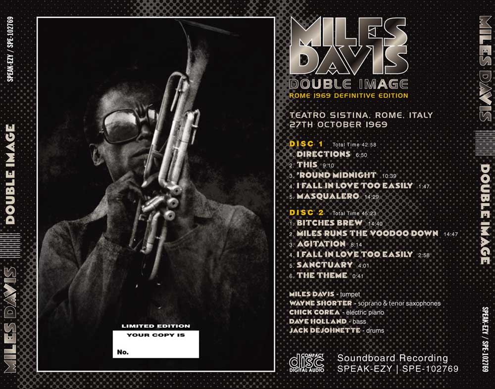 MILES DAVIS / DOUBLE IMAGE ROME 1969 Definitive Edition (2CD