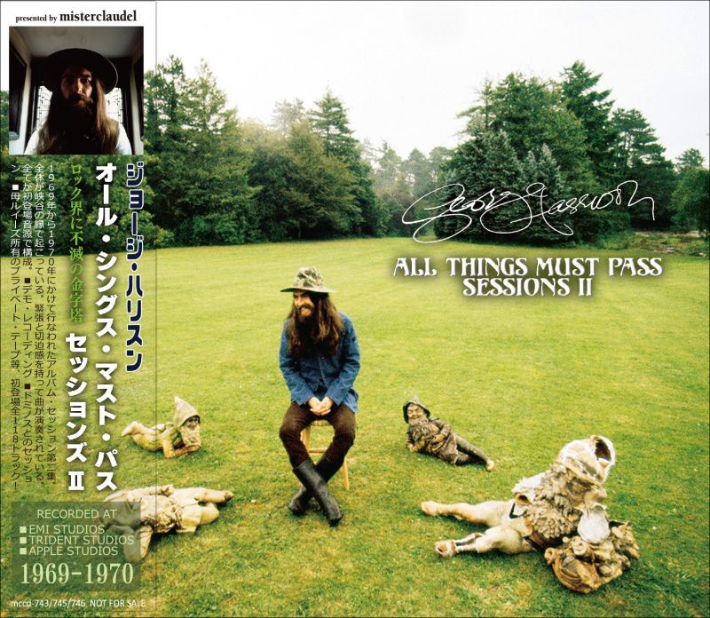 ジョージハリスンALL THINGS MUST PASS SESSIONS II GEORGE HARRISON / ALL THINGS MUST PASS SESSIONS II (3CD)
