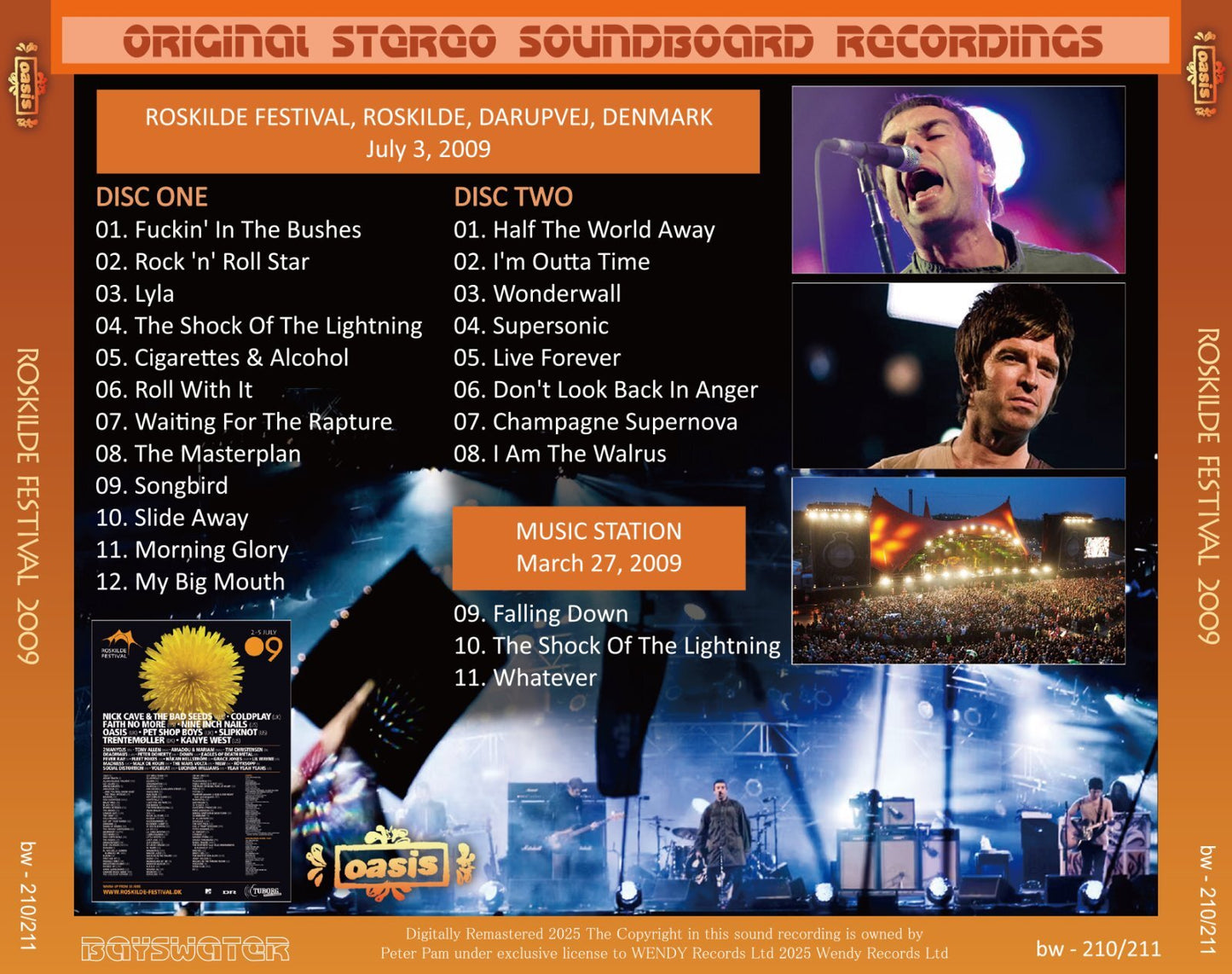OASIS / 2009 ROSKILDE FESTIVAL (2CD)