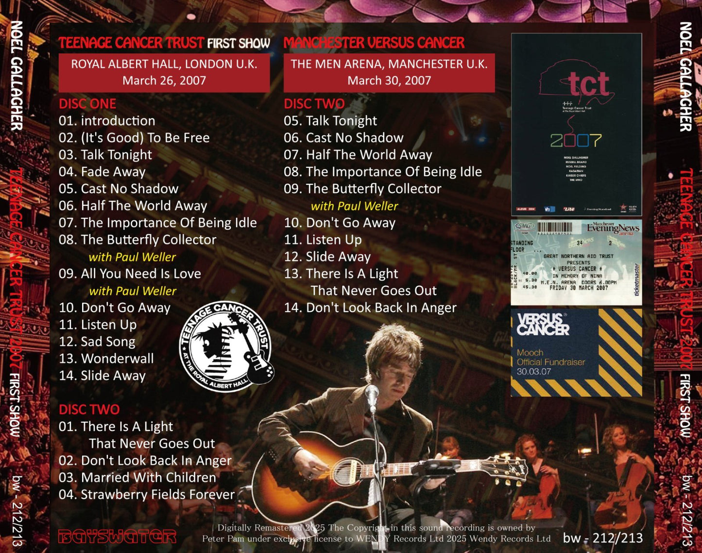NOEL GALLAGHER / 2007 TEENAGE CANCER TRUST (2CD)