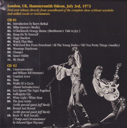 DAVID BOWIE / THE LAST SHOW WE'LL EVER DO Paper jacket SLIPCASE (2CD)