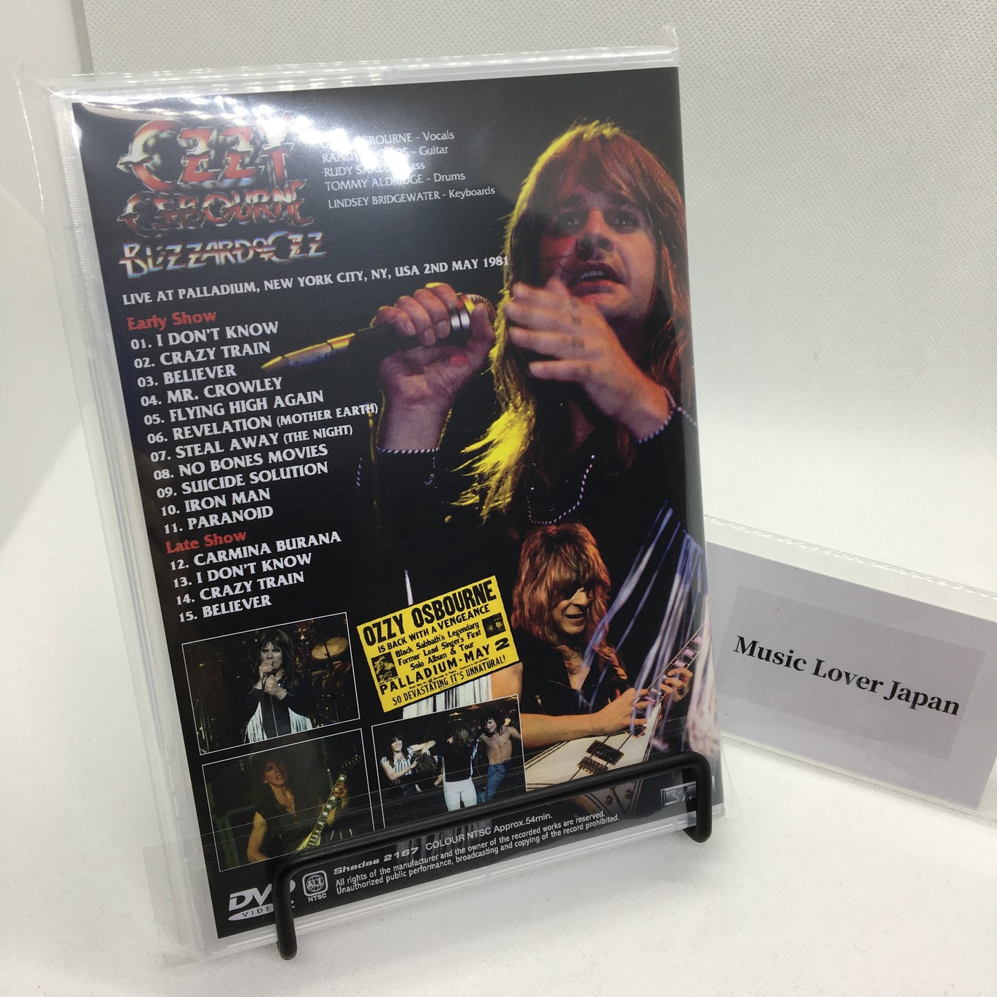 OZZY OSBOURNE / DEFINITIVE PALLADIUM 1981 THE VIDEO (1DVDR)