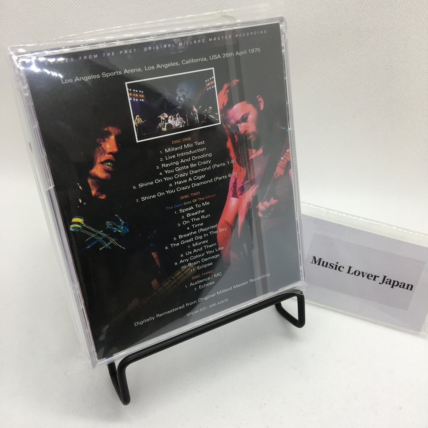 PINK FLOYD / ECHOES FROM THE PAST ORIGINAL MILLARD MASTER RECORDING (3CD)