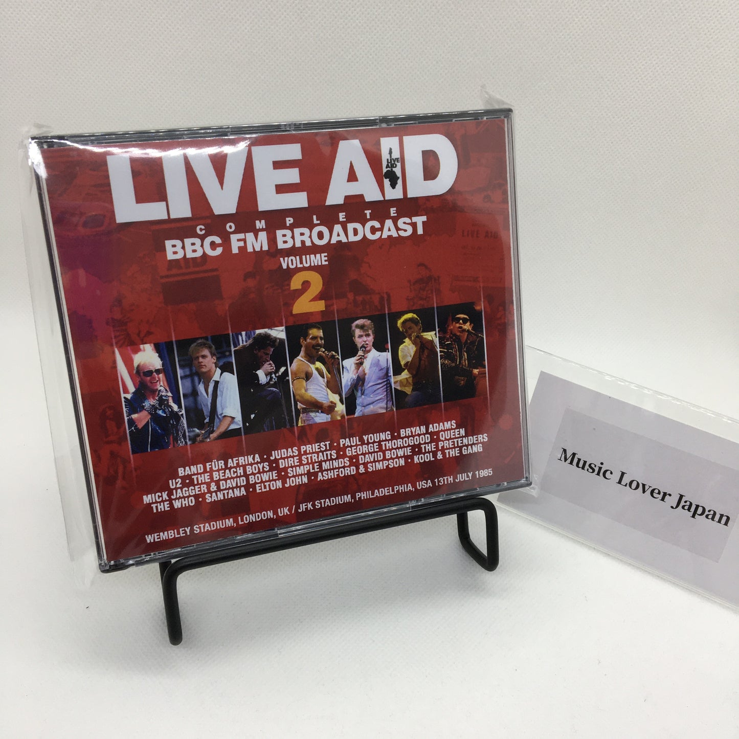 V.A.(JUDAS PRIEST,QUEEN,ELTON JOHN AND MORE) / LIVE AID COMPLETE BBC FM BROADCAST VOLUME 2 STEREO SOUNDBOARD (5CDR)