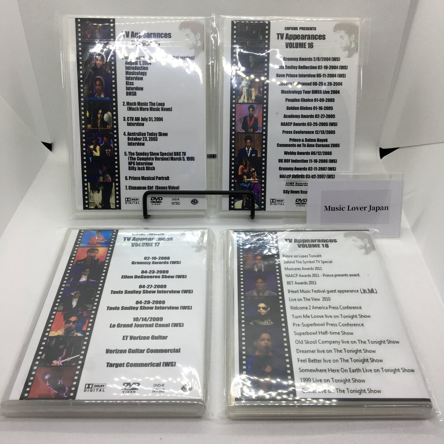 Prince / TV Appearances Vol.0 - Vol.19 set (20DVDR+Bonus DVDR)