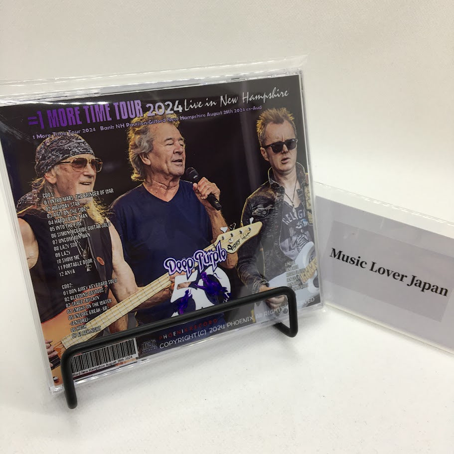 Deep Purple / 1 More Time Tour 2024 (2CDR) Bank NH Pavilion Gilford New Hampshire