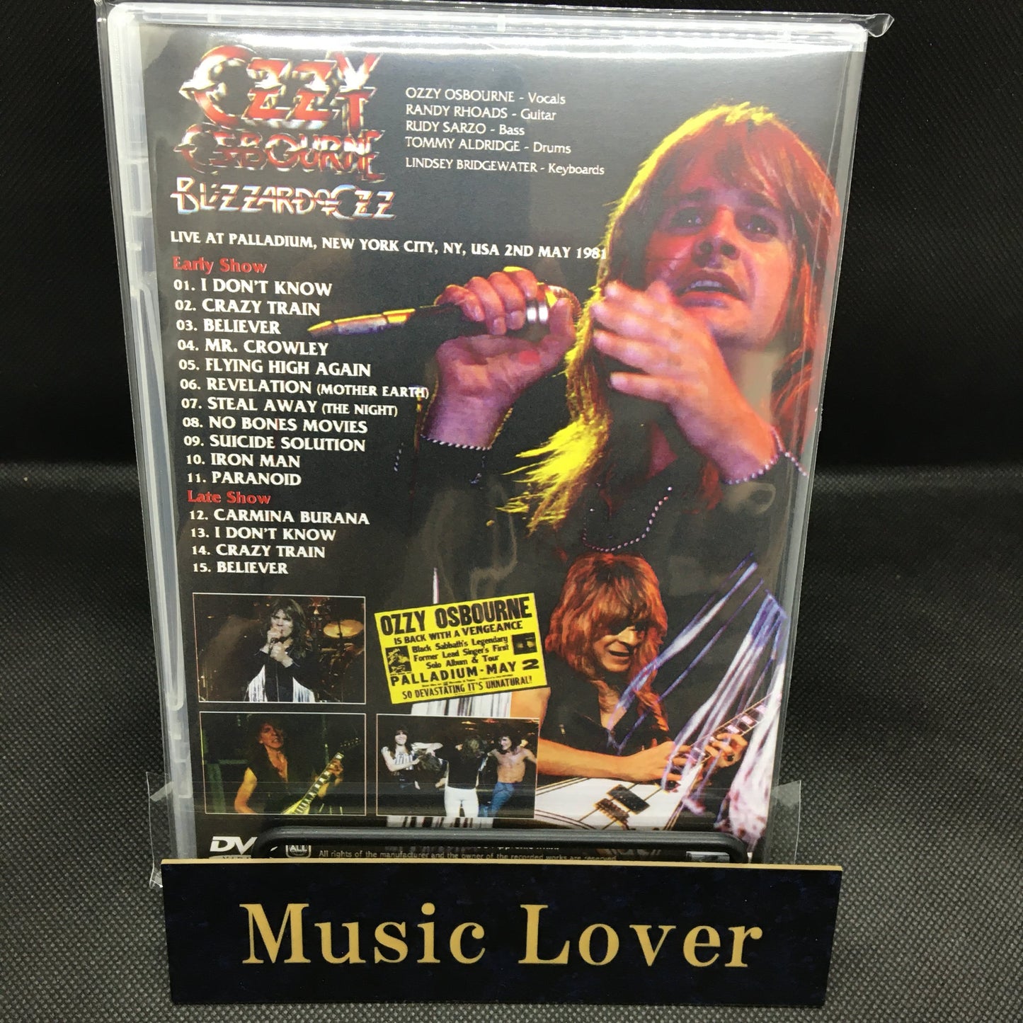 OZZY OSBOURNE / DEFINITIVE PALLADIUM 1981 THE VIDEO (1DVDR)