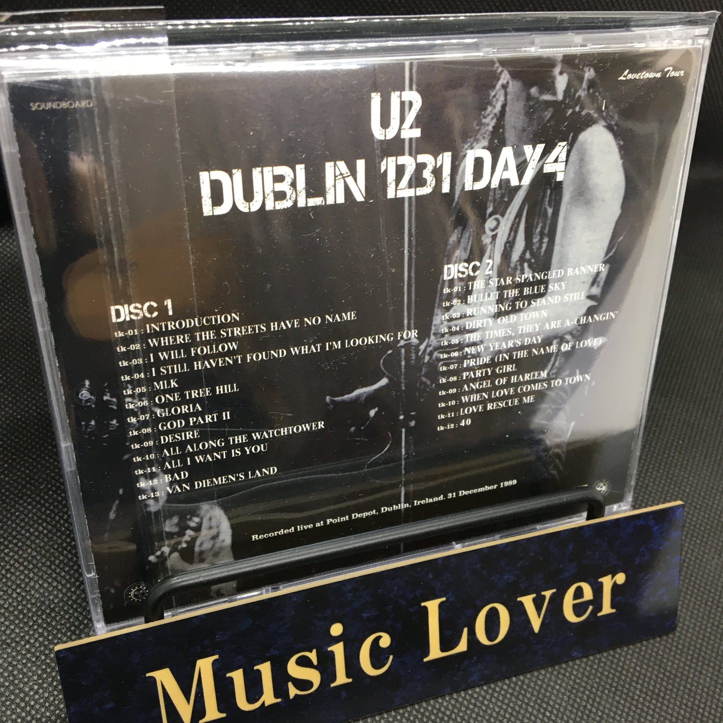 U2 Dublin LOVE COMES TO TOWN TOUR 1989 4 Titles 8CD Set Soundboard Moonchild