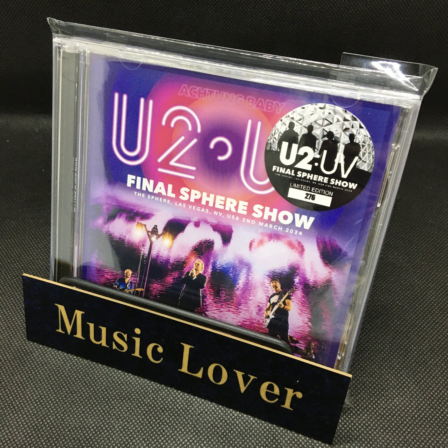U2 / FINAL SPHERE SHOW STEREO SOUNDBOARD (2CD+1DVDR)