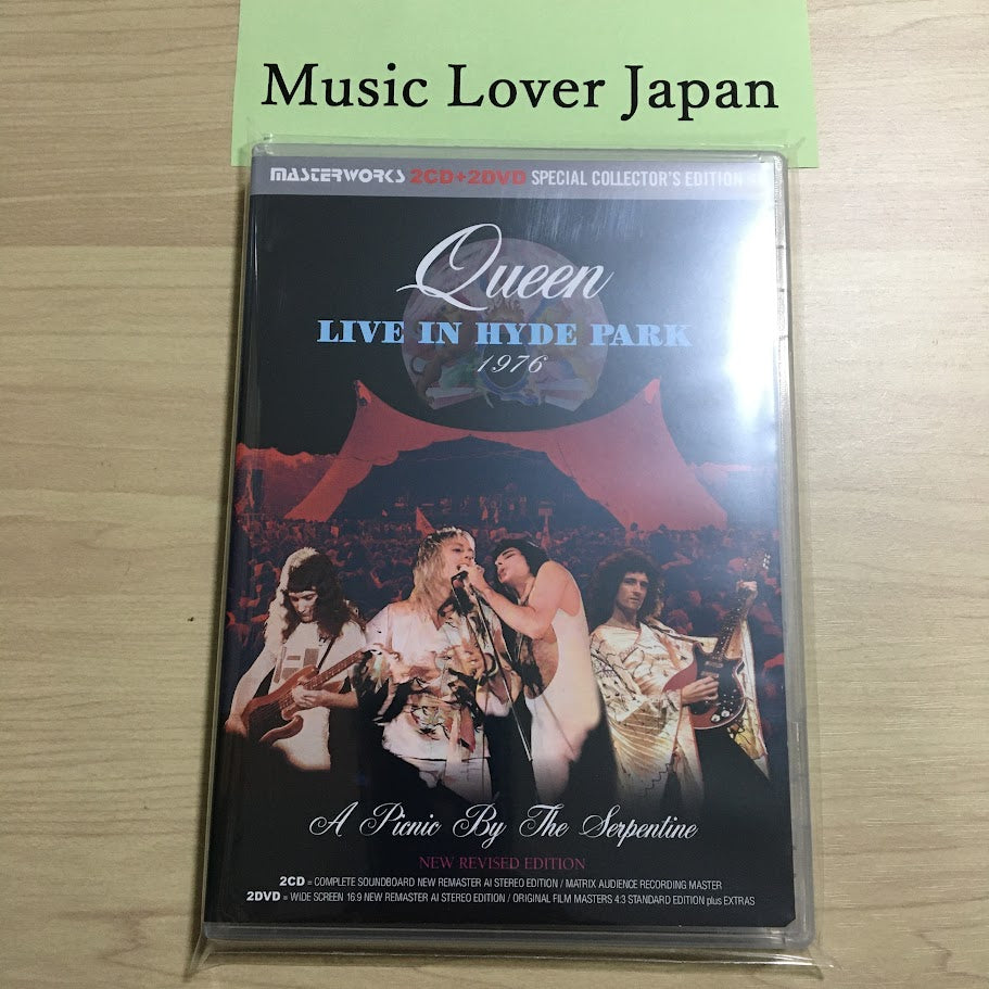 QUEEN / LIVE IN HYDE PARK 1976 A PICNIC BY THE SERPENTINE NEW REVISED EDITION (2CD+2DVD)