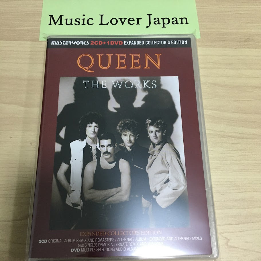 Queen The Works Expanded Collector's Edition 2 CD 1 DVD Tall Case 