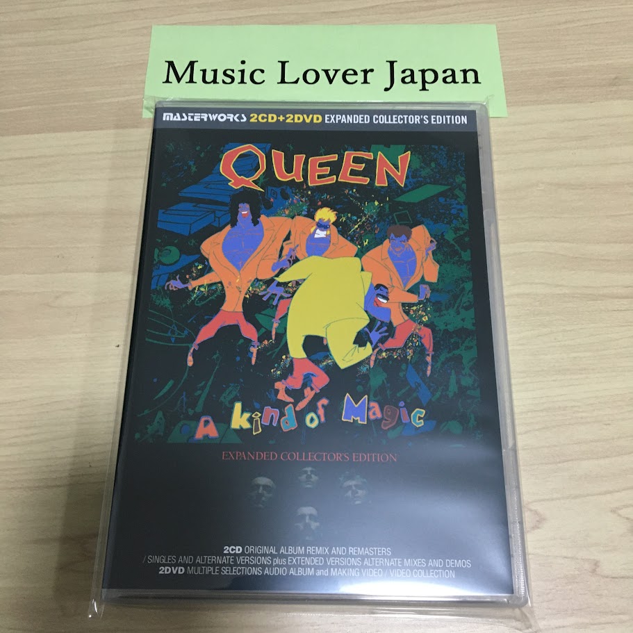 Queen A Kind Of Magic Expanded Collector's Edition Remix 2 CD 2 DVD Ma –  Music Lover Japan