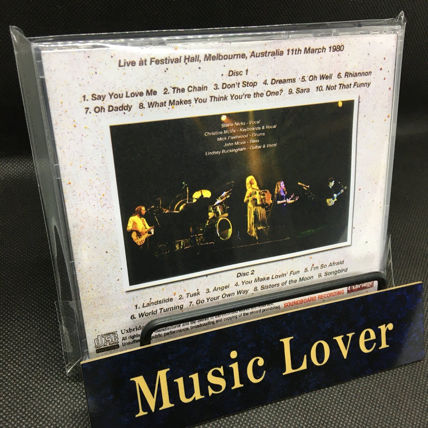 FLEETWOOD MAC / MELBOURNE 1980 1ST NIGHT SOUNDBOARD (2CDR)