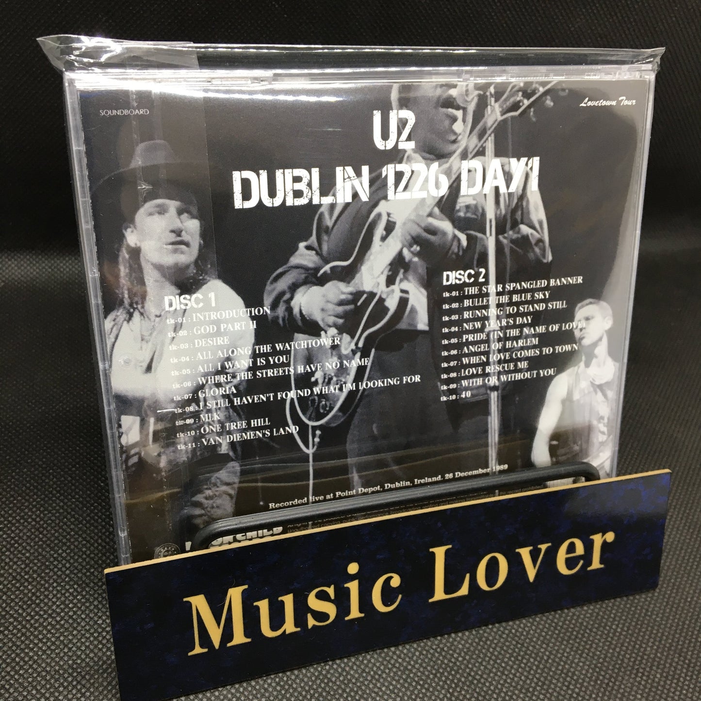 U2 Dublin LOVE COMES TO TOWN TOUR 1989 4 Titles 8CD Set Soundboard Moonchild