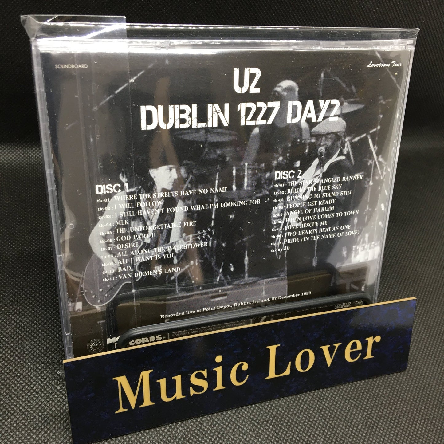 U2 Dublin LOVE COMES TO TOWN TOUR 1989 4 Titles 8CD Set Soundboard Moonchild