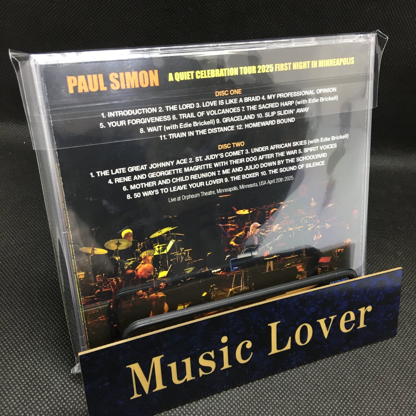 PAUL SIMON / A QUIET CELEBRATION TOUR 2025 FIRST NIGHT IN MINNEAPOLIS (2CDR)