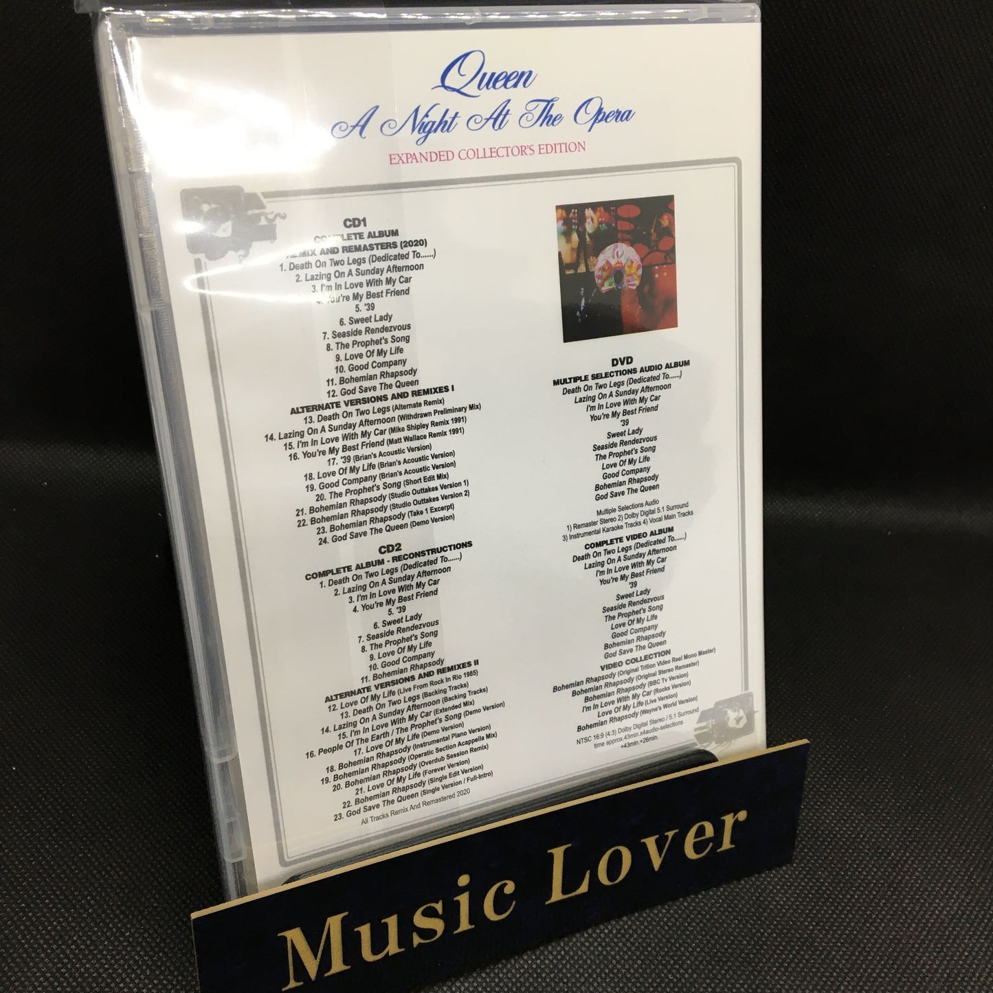 Queen A Night At The Opera Expanded Collector's Edition 2CD 1DVD