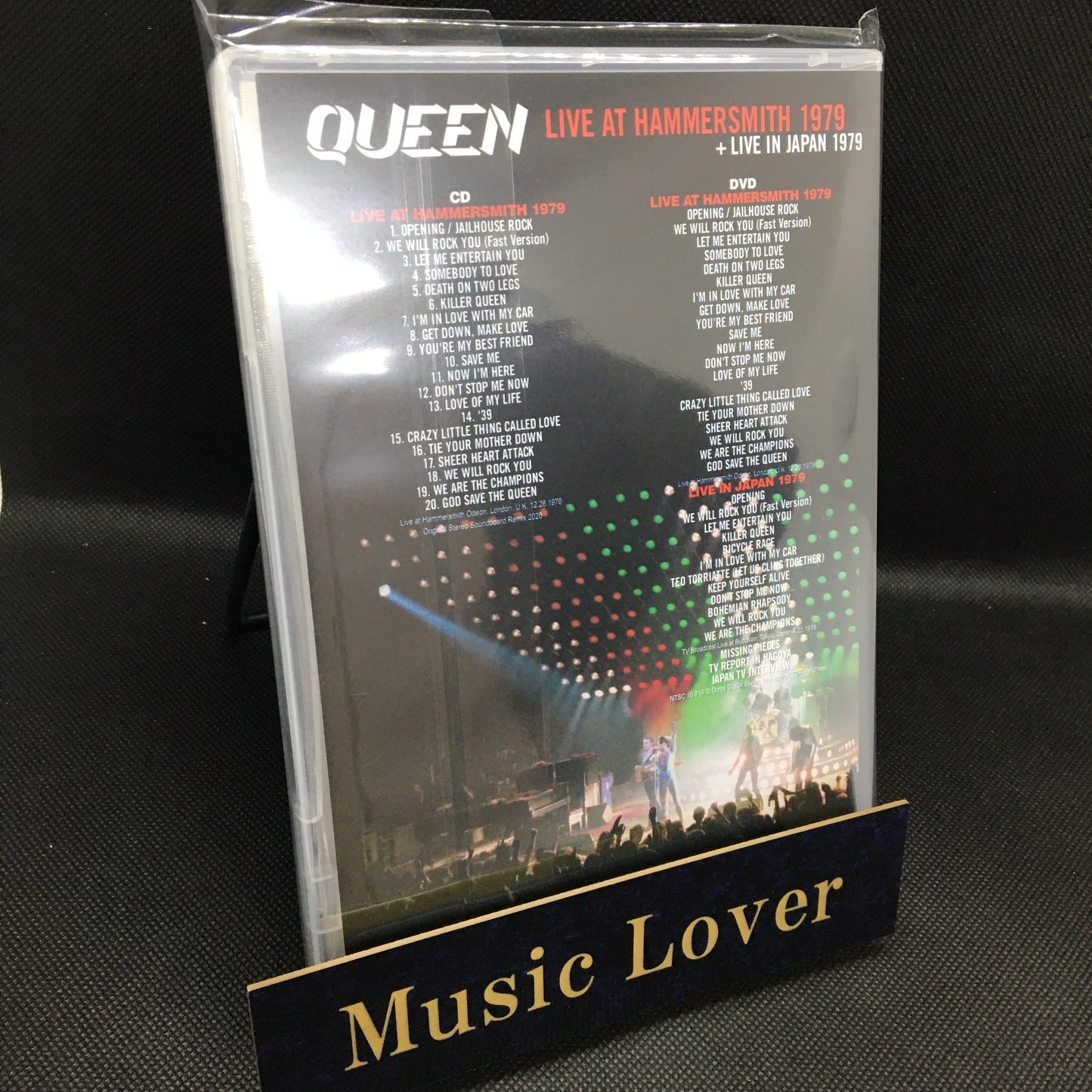 QUEEN / LIVE AT HAMMERSMITH 1979 + JAPAN 1CD 1DVD